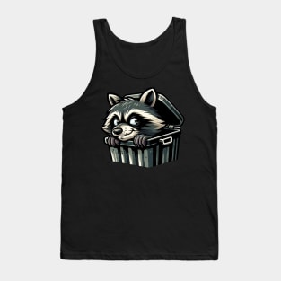 Mischievous Raccoon - Garbage Can Explorer Tank Top